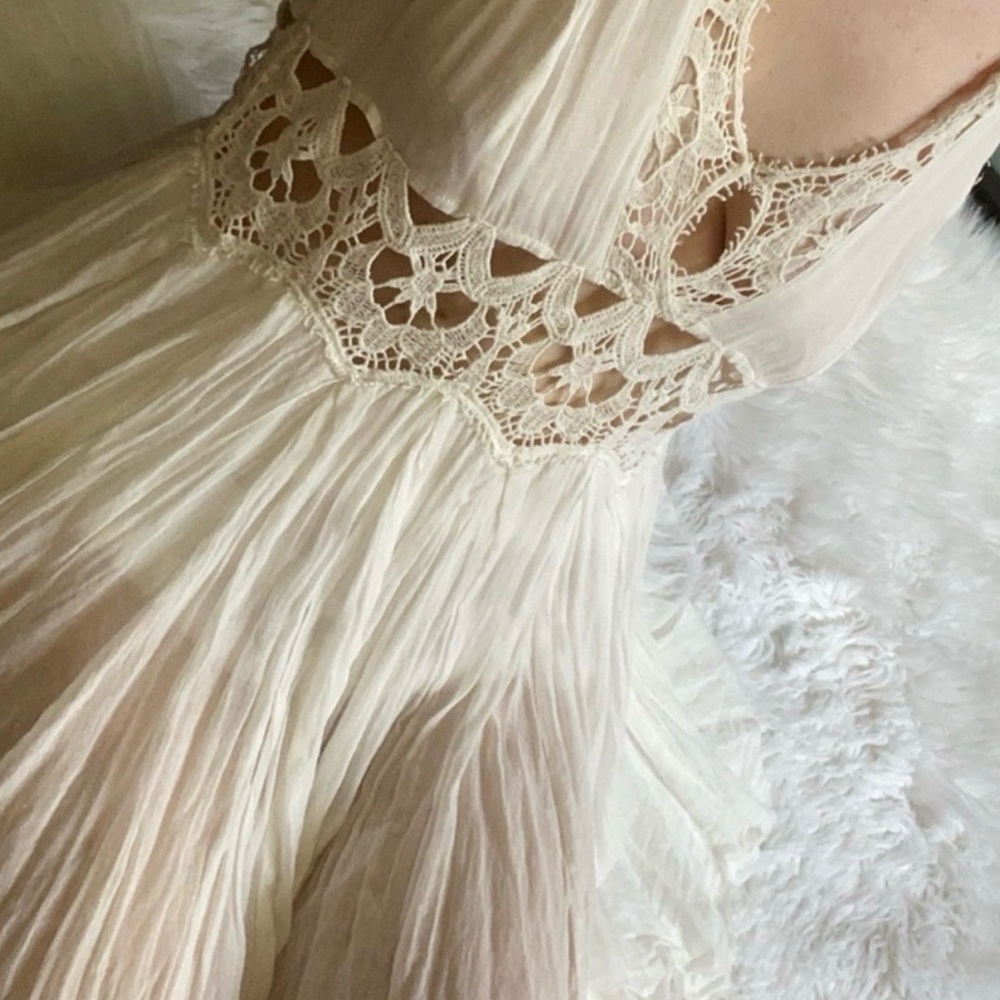 Free People •  Flowy Ethereal Dress